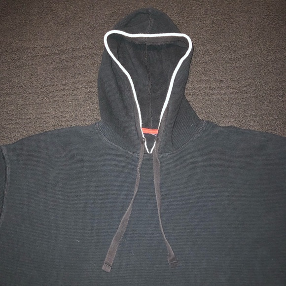 Polo Ralph Lauren. Sleepwear Hoodie. Waffle Knit. Size 2XL. Dark Navy Blue Color - Picture 3 of 14
